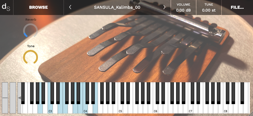 jeg er tørstig Skinne legation Sansula Kalimba – pianobook