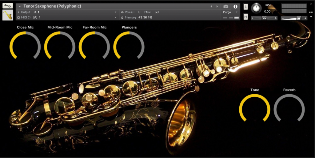 Studio Solo Saxophone - 8Dio Tenor Saxophone for Kontakt VST/AU